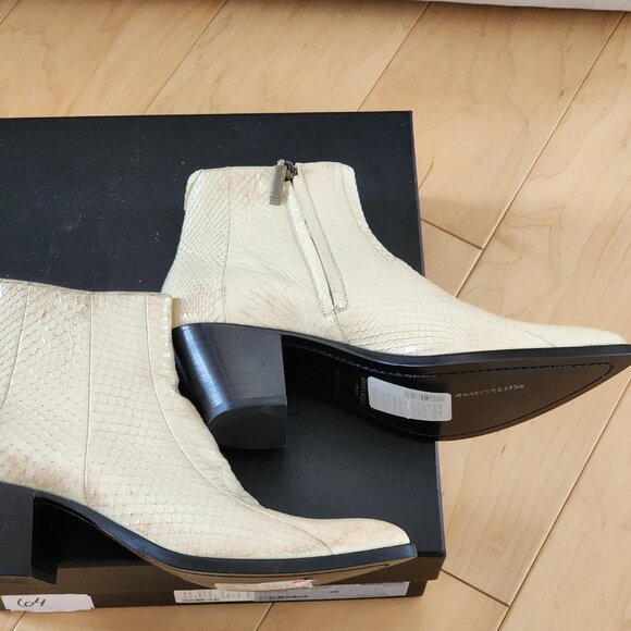 Saint Laurent Python Boots Sz 39 - Picture 4 of 9